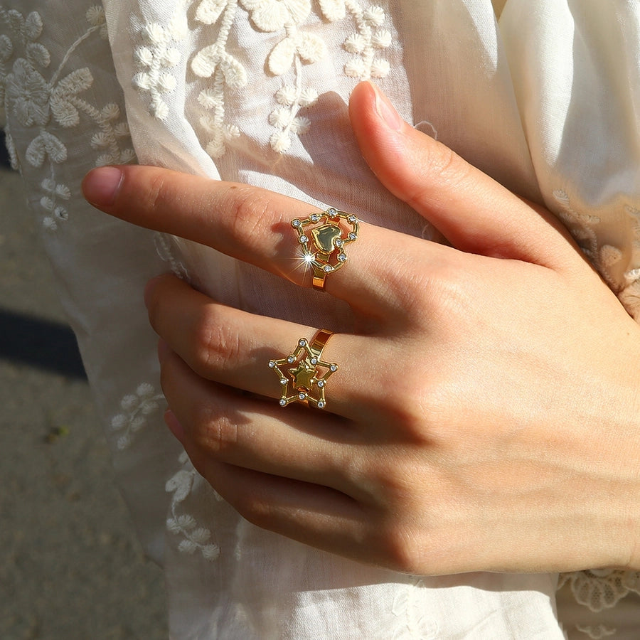 French Style Ring (18K Gold Plated)