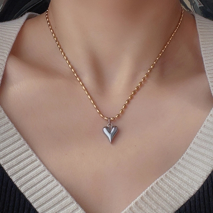 Classic Heart Necklace-18K Gold Plated