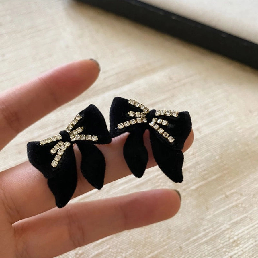 Bow Knot Alloy Ear Studs