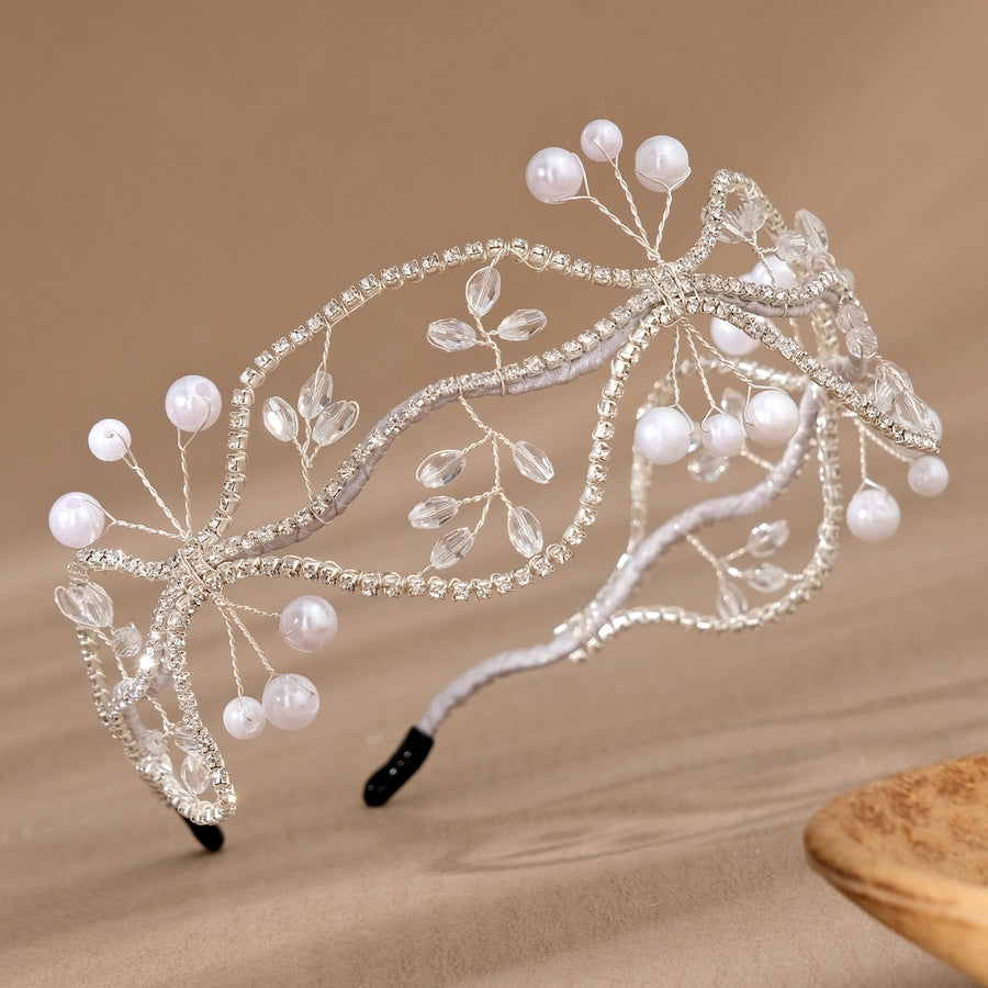 Flower Crystal Hair Band