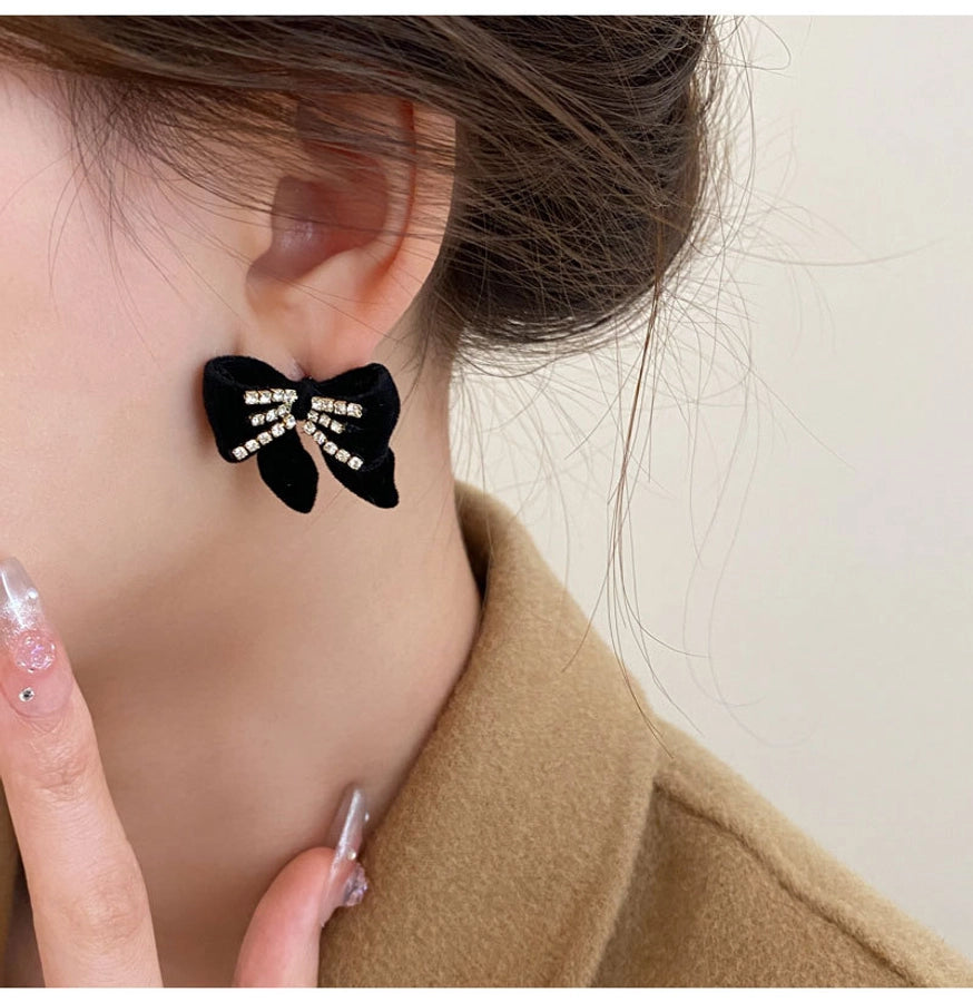 Bow Knot Alloy Ear Studs