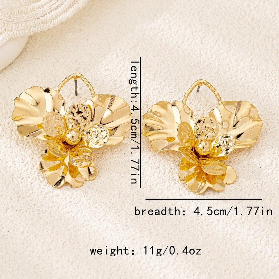 Chic Drop Flower Earrings