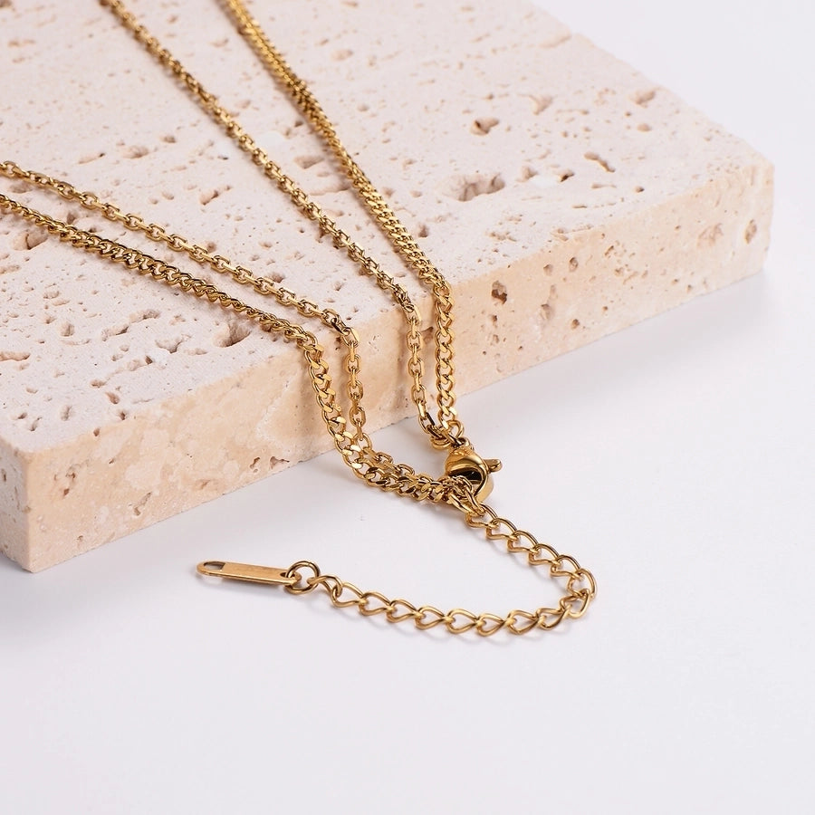 Lock Layered Necklaces