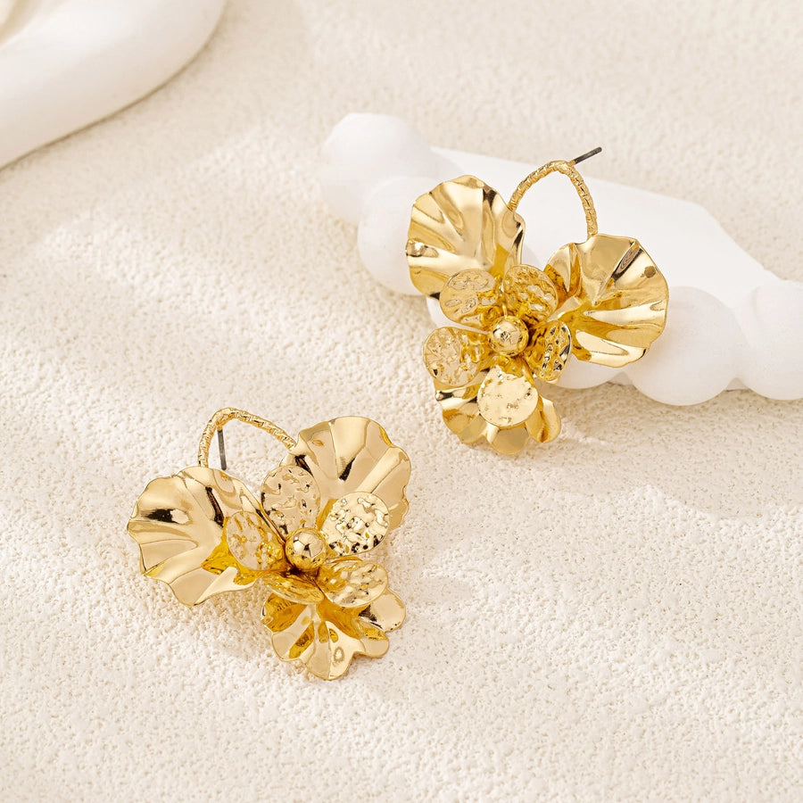 Chic Drop Flower Earrings