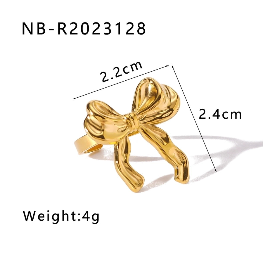 Gold Bow Knot Collection (18K Gold Plated)