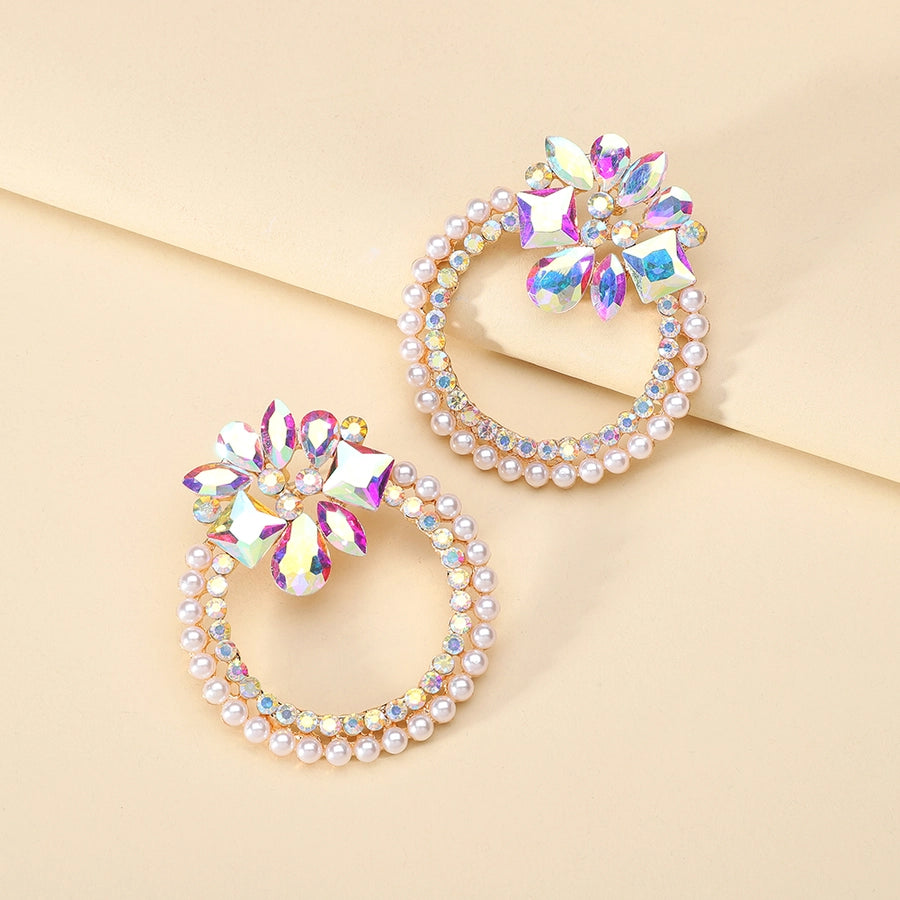 Round Glam Earrings